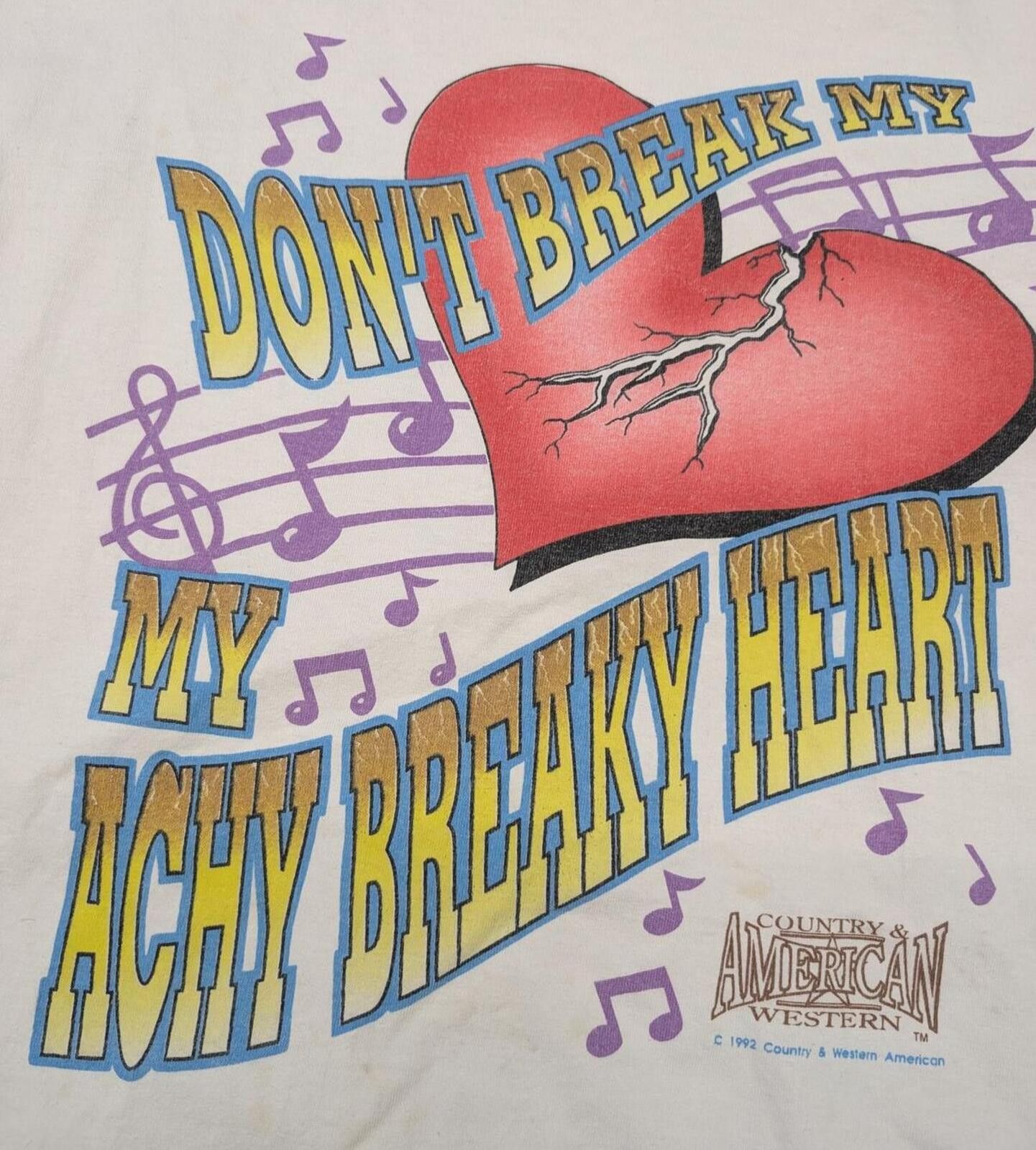Vintage Vintage Achy Breaky Heart Billy Ray Cyrus Western T-shirt Size US L / EU 52-54 / 3 - 2 Thumbnail