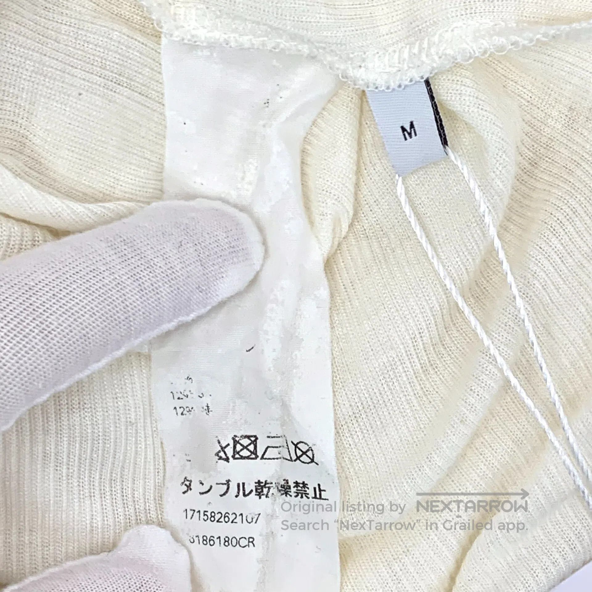 Loewe Loewe White logo embroidery strap knitted dress| Size M / US 6-8 / IT 42-44 - 7 Thumbnail