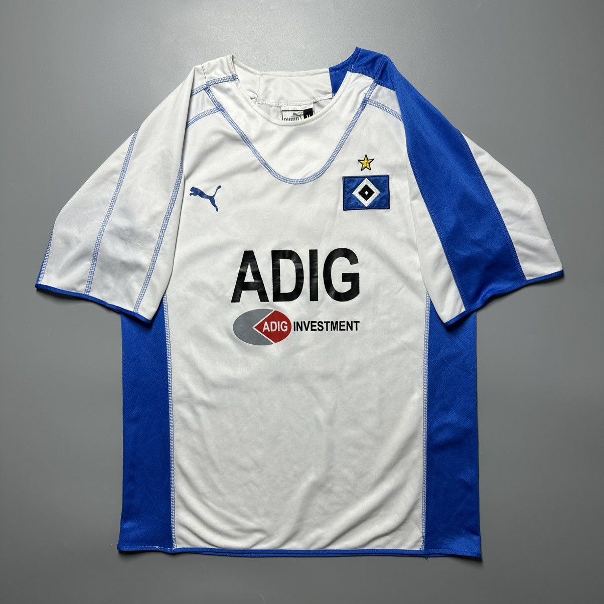 Puma HAMBURG PUMA 2005/2006 SOCCER HOME JERSEY #23 VAN DER VAART Size US XL / EU 56 / 4 - 2 Thumbnail