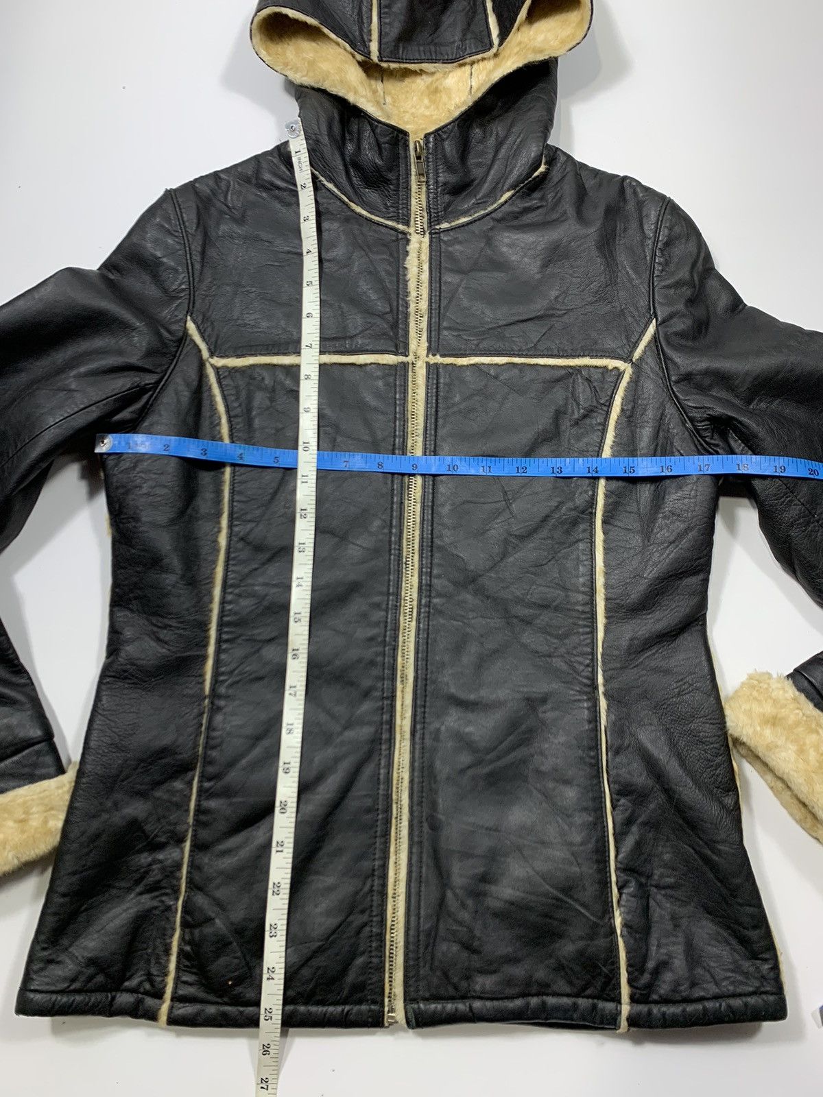 If Six Was Nine Faux Fur Leather Jacket Hoodie Ifsixwasnine Lgb Size US S / EU 44-46 / 1 - 4 Thumbnail
