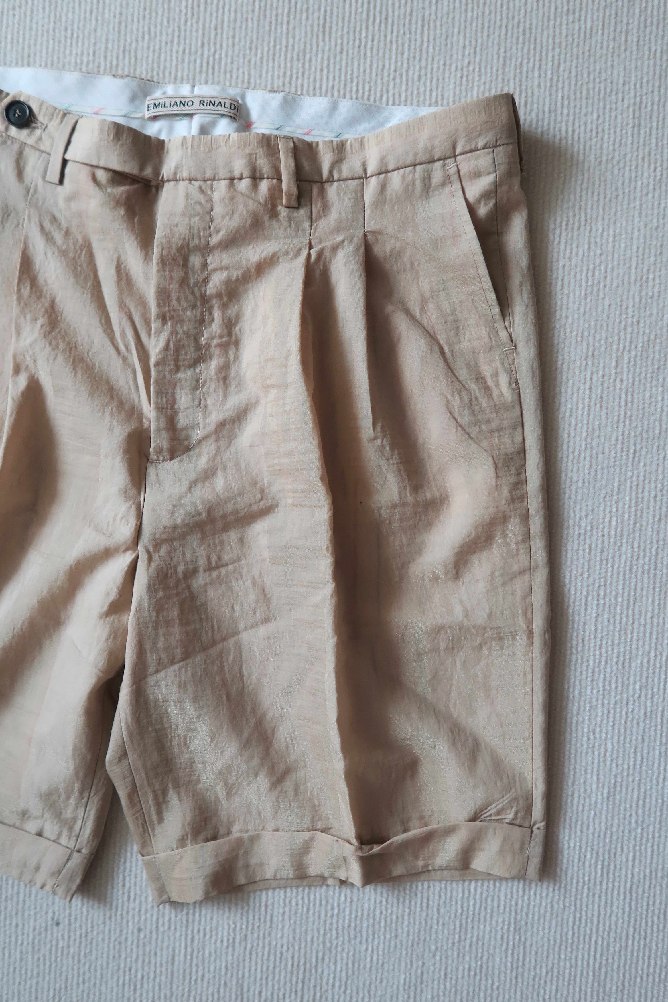 Emiliano Rinaldi Emiliano Rinaldi Italy “Paoi Groom” Two-Tone Tailored Shorts Size US 36 / EU 52 - 2 Thumbnail