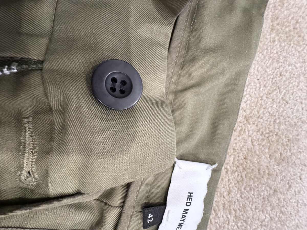 Hed Mayner Hed Mayner Pleated Trousers Olive Wide Leg Size 42 Size US 30 / EU 46 - 5 Thumbnail
