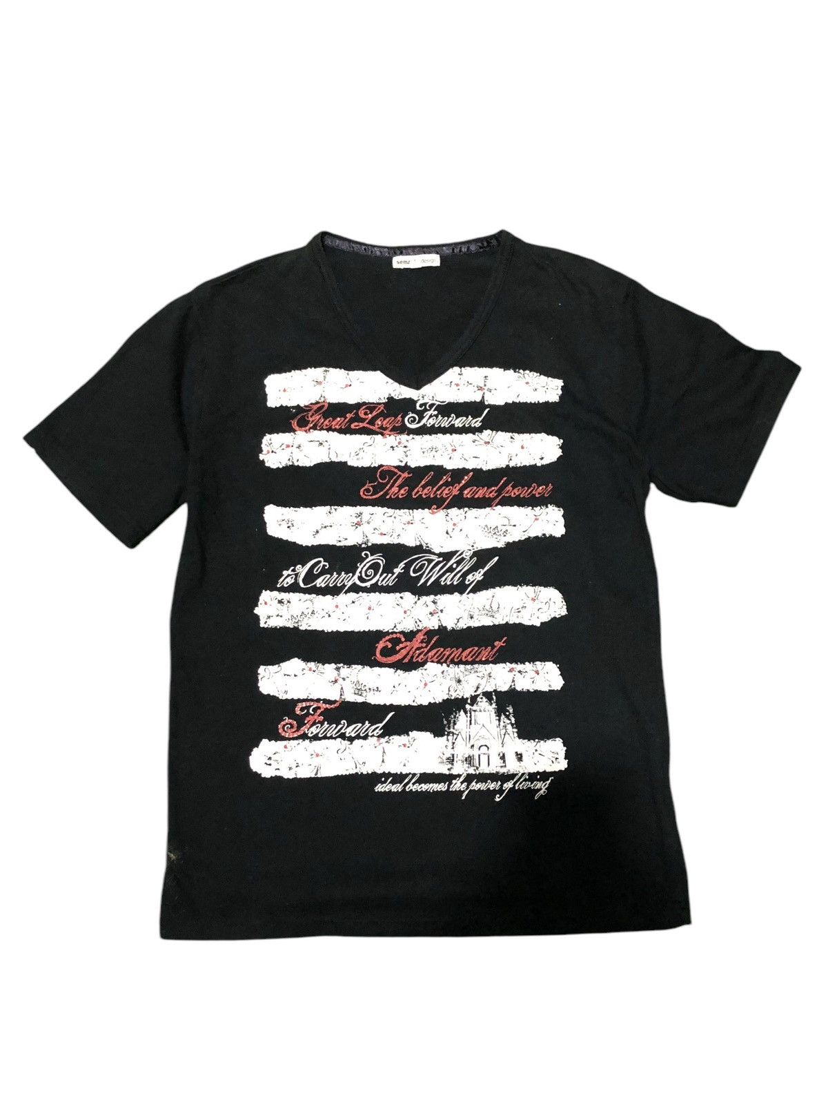 If Six Was Nine × Japanese Brand × Le Grande Bleu (L.G.B.) Japanese Brand ~ Semantic Design - Poem T Shirt IfSixWasNine Size US M / EU 48-50 / 2 - 1 Thumbnail