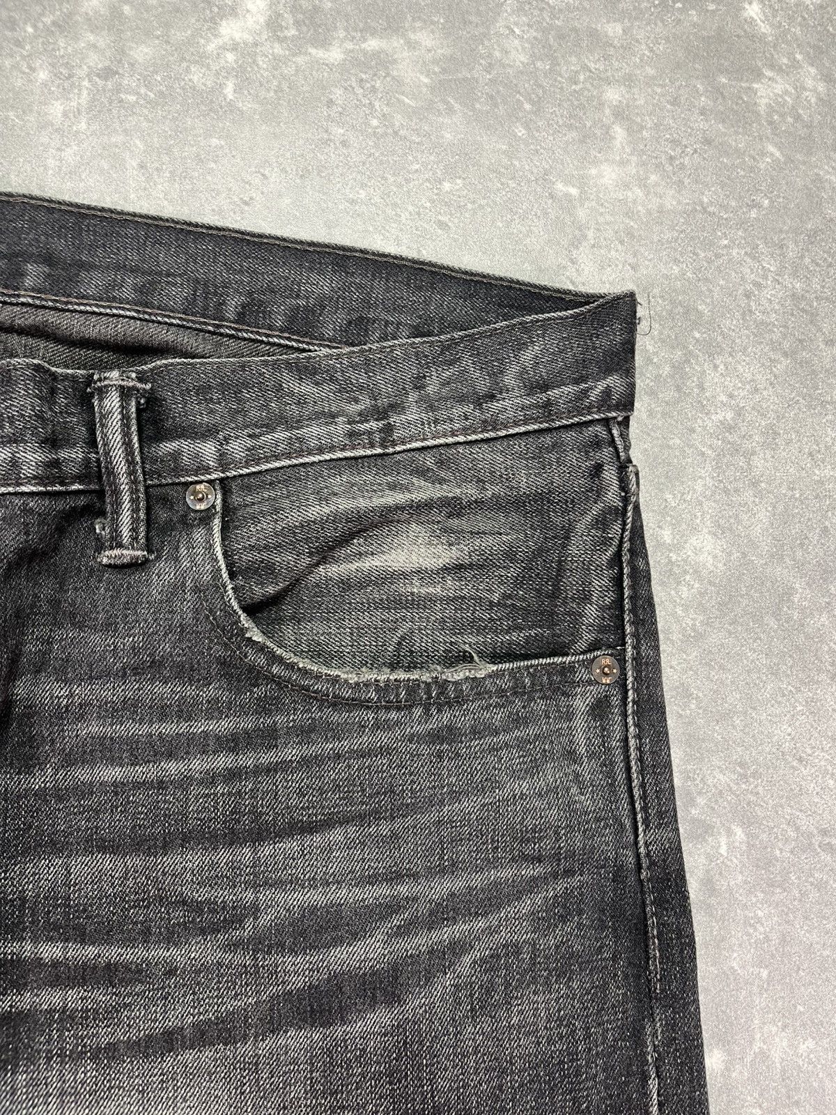 RRL Ralph Lauren × Ralph Lauren RRL Ralph Lauren Slim Narrow Faded Selvedge Denim Jeans 38 Size US 38 / EU 54 - 8 Thumbnail