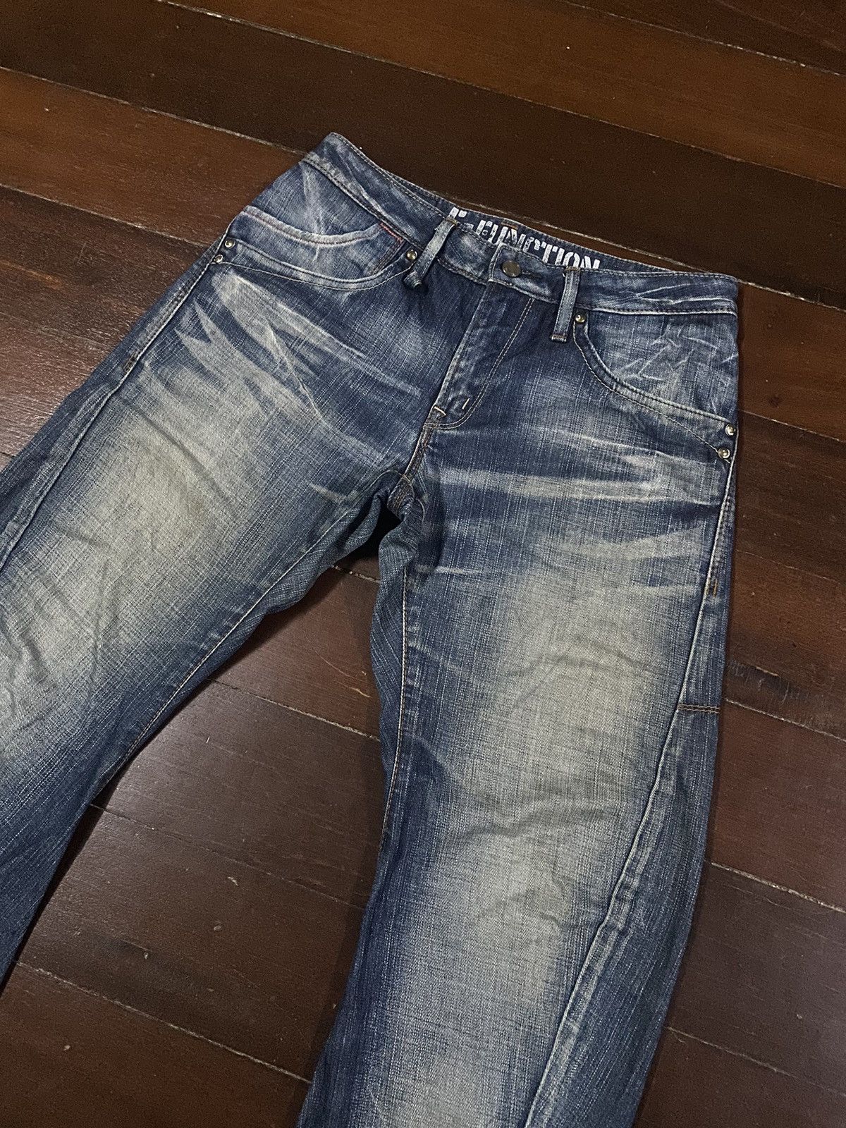 Edwin × Japanese Brand FIRE 🔥 EDWIN E-FUNCTION CURVE FLARE JEANS Size US 32 / EU 48 - 6 Thumbnail