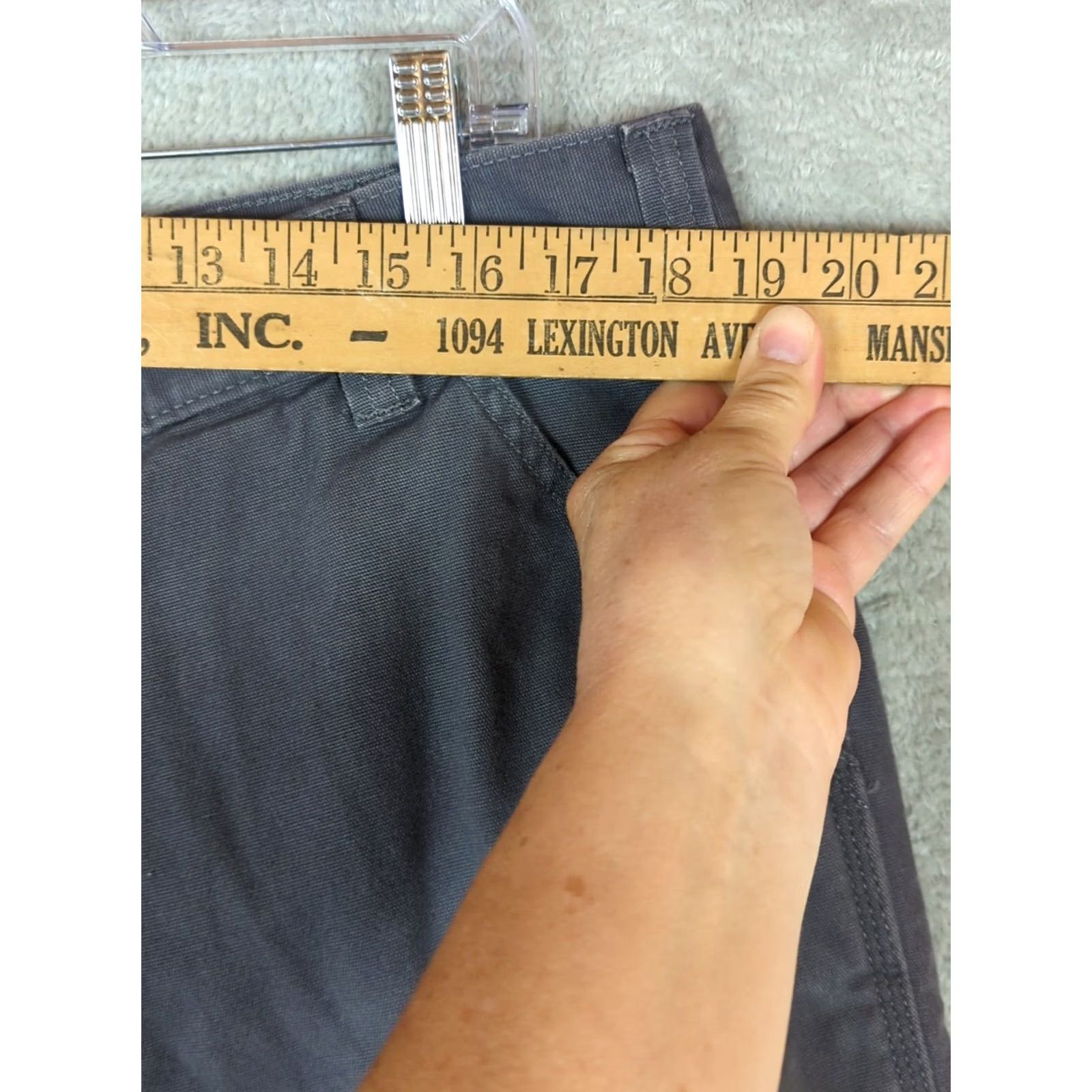 Carhartt VINTAGE Carhartt Men’s Rugged Flex Relaxed Fit Gray Canvas Shorts Mens 38X9 Utility Work Size US 38 / EU 54 - 7 Thumbnail