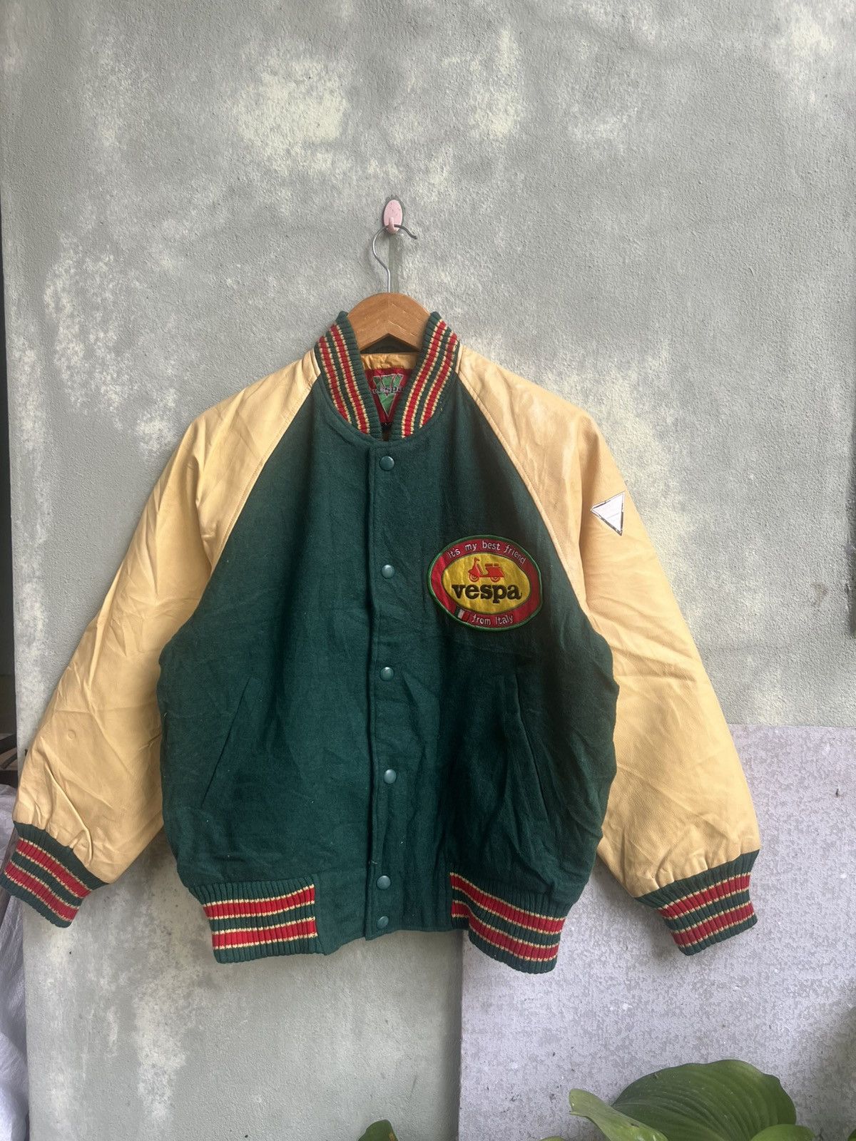 Japanese Brand 90s VESPA VARSITY JACKET Size US M / EU 48-50 / 2 - 1 Thumbnail