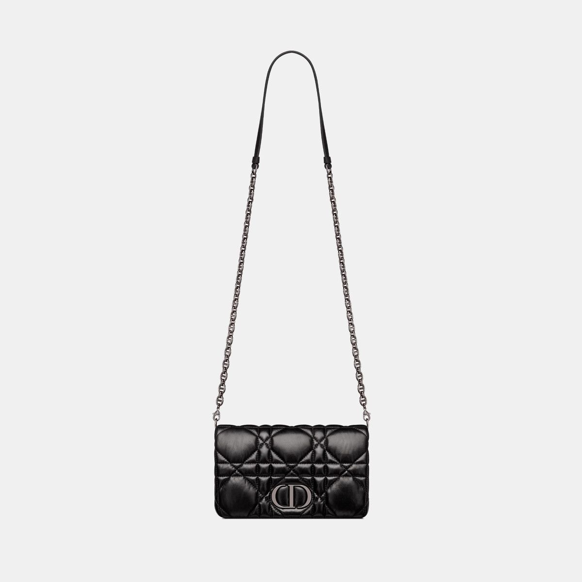 Dior o1bcso1str1124 Size: OS /Caro Macrocannage Mini Bag in Black Size ONE SIZE - 4 Thumbnail