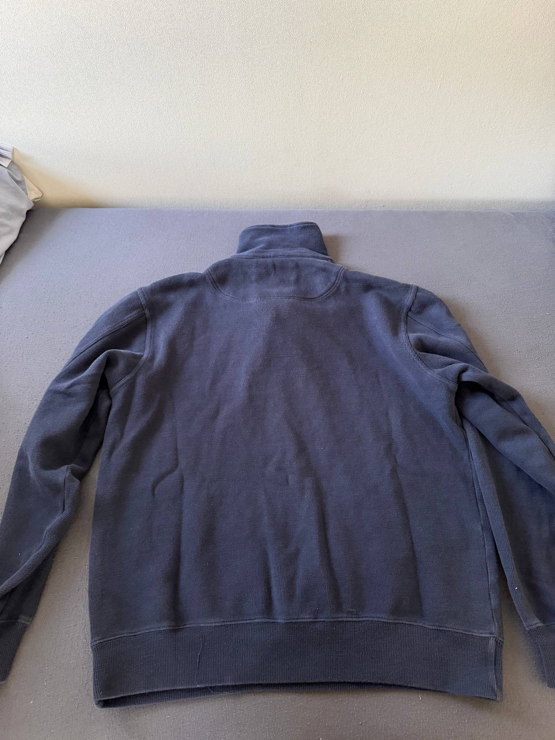 Gant Vintage 90s GANT Zip 1/4 Sweatshirts Big Embroidered Logo Size US L / EU 52-54 / 3 - 2 Thumbnail