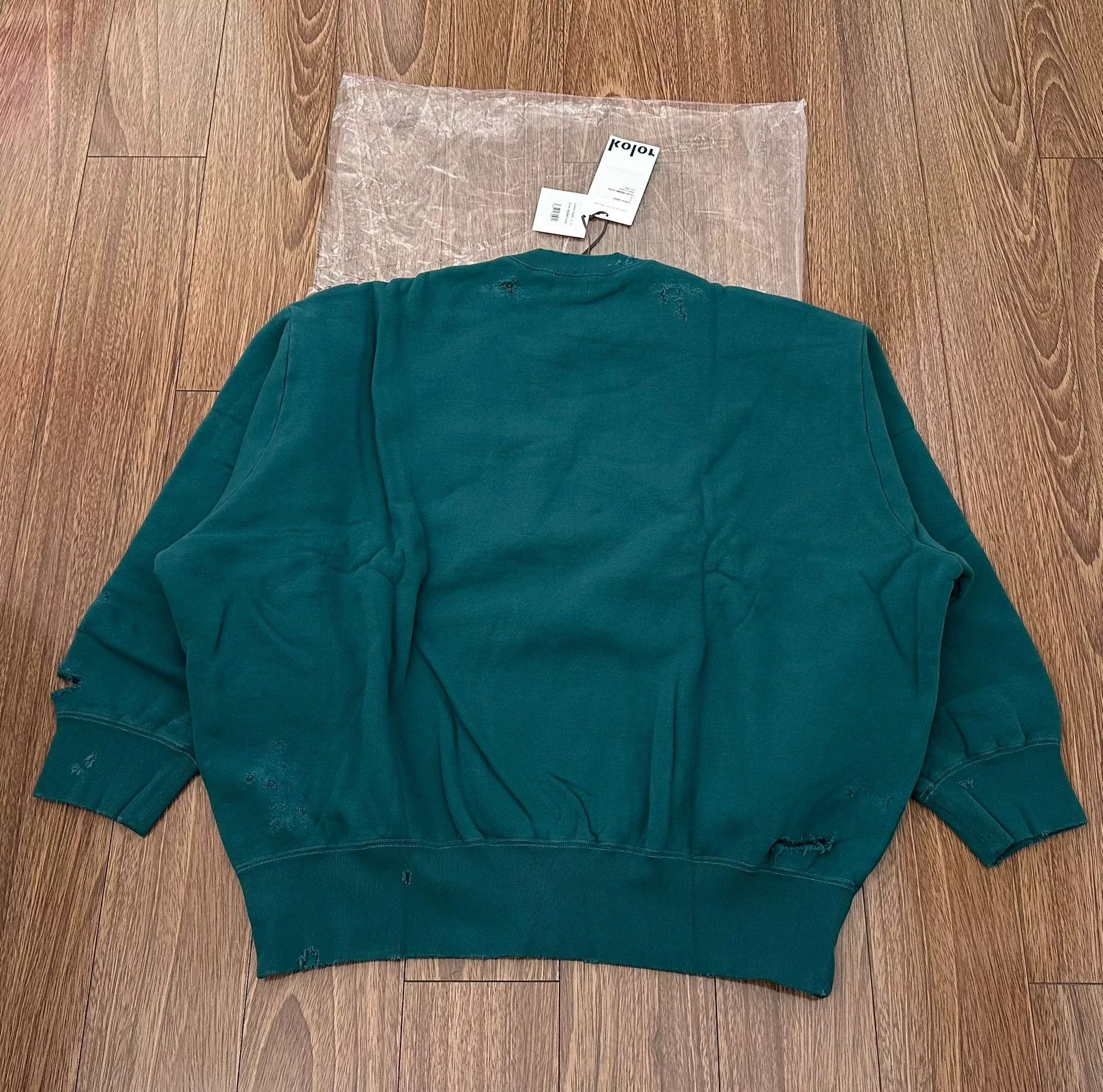 Kolor KOLOR CRASH SWEATSHIRT Size US L / EU 52-54 / 3 - 2 Thumbnail