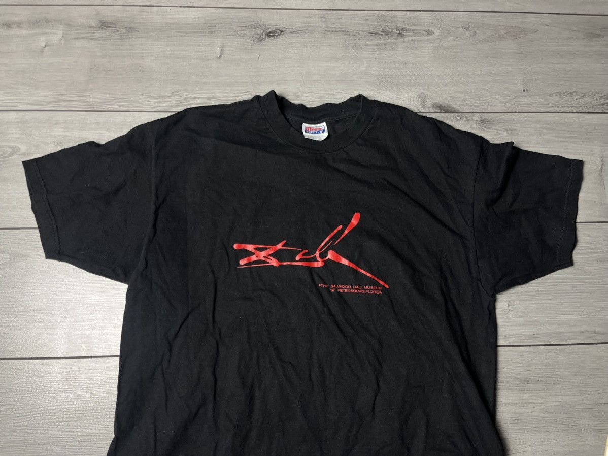 Band Tees VINTAGE 1990S SALVADOR DALI BLACK TEE Size XLarge Size US XL / EU 56 / 4 - 3 Thumbnail