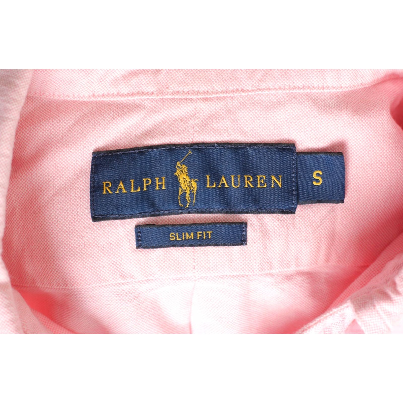 Ralph Lauren RALPH LAUREN Slim Fit Oxford Shirt Men S Long Sleeve Pink VR3514 Size US S / EU 44-46 / 1 - 6 Thumbnail