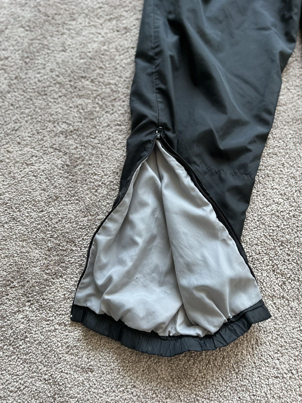 Nike × Vintage Vintage 90s Black On Black Nike Track Pants Size US 30 / EU 46 - 5 Thumbnail