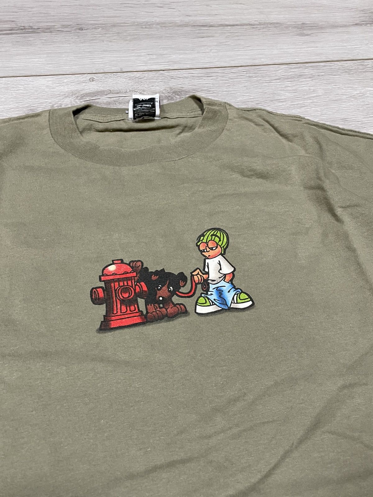 Vintage To The Edge USA humor Hydrant skate graphic oversize tee Size US XXL / EU 58 / 5 - 3 Thumbnail