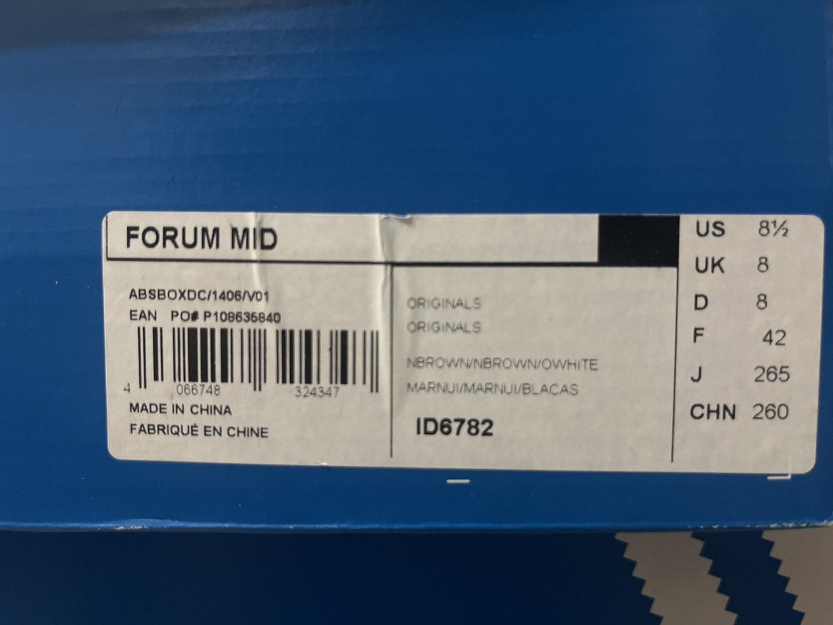 Adidas Adidas Originals Forum Mid Brown Size US 8.5 / EU 41-42 - 7 Thumbnail