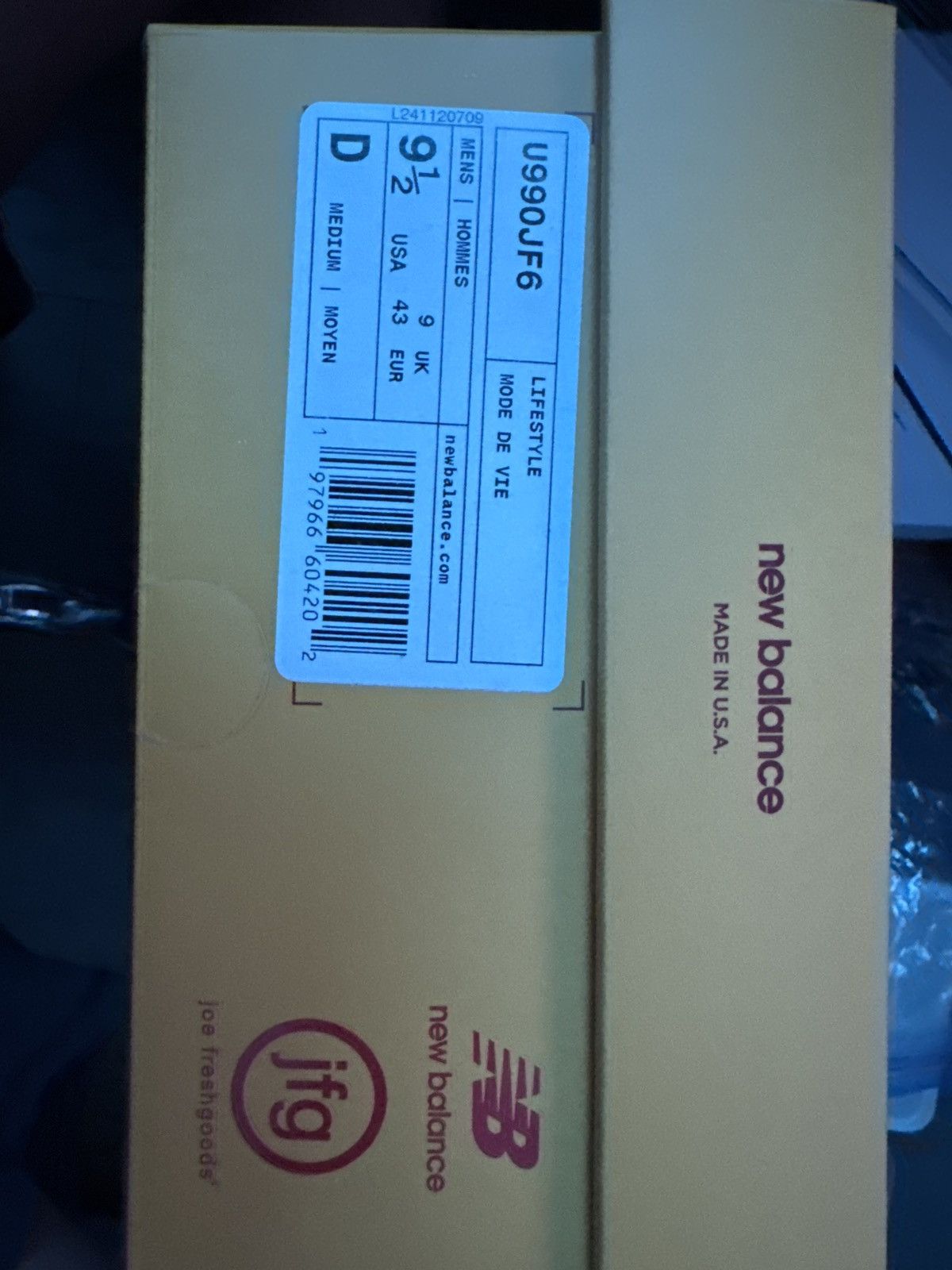 New Balance JFG X New balance 990v6 Paris red Size US 9.5 / EU 42-43 - 5 Thumbnail