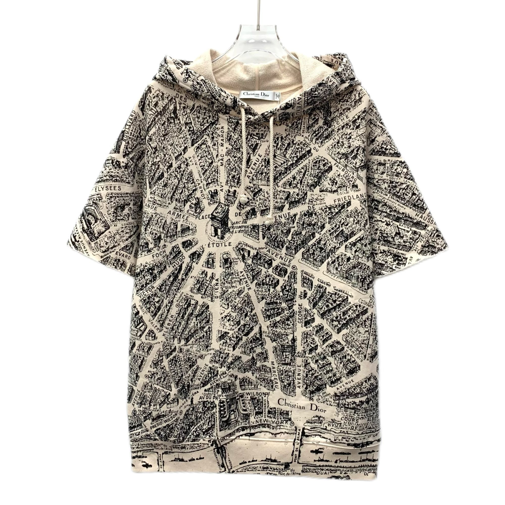 Dior Christian Dior Beige Architectural Print Cotton Short-Sleeve Size M / US 6-8 / IT 42-44 - 1 Thumbnail