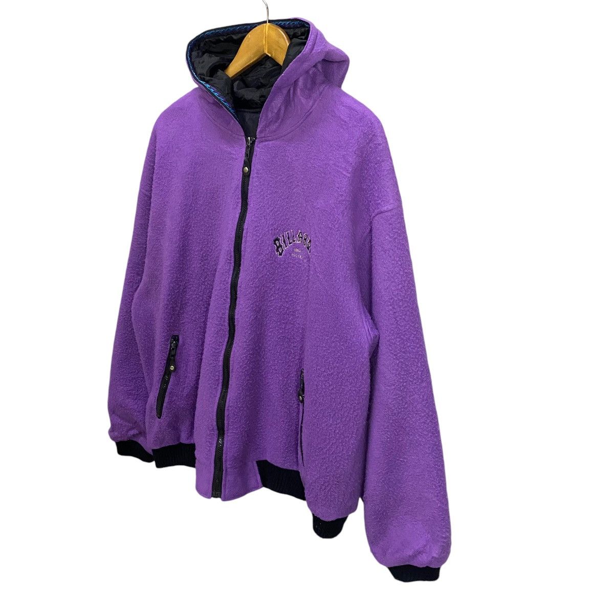 Billabong × Vintage Billabong 90s Fleece zipper hoodie Size US L / EU 52-54 / 3 - 4 Thumbnail