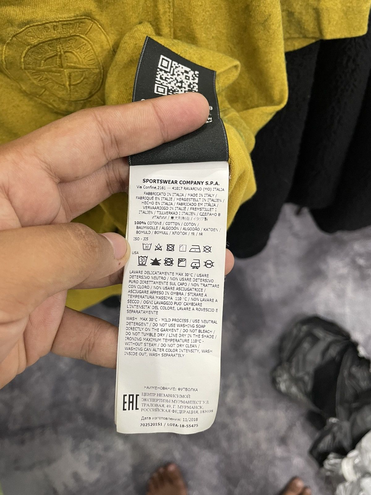 Stone Island × Supreme T shirt supreme x stone island Size US M / EU 48-50 / 2 - 5 Thumbnail
