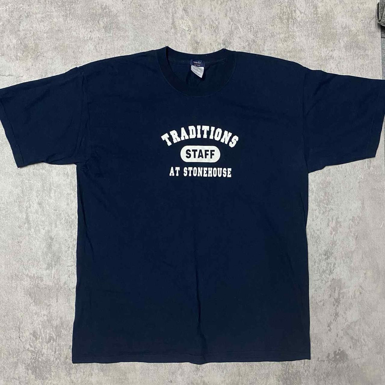 Other Navy blue vintage 90s Stonehouse Traditions Staff T-shirt Size US XL / EU 56 / 4 - 1 Thumbnail
