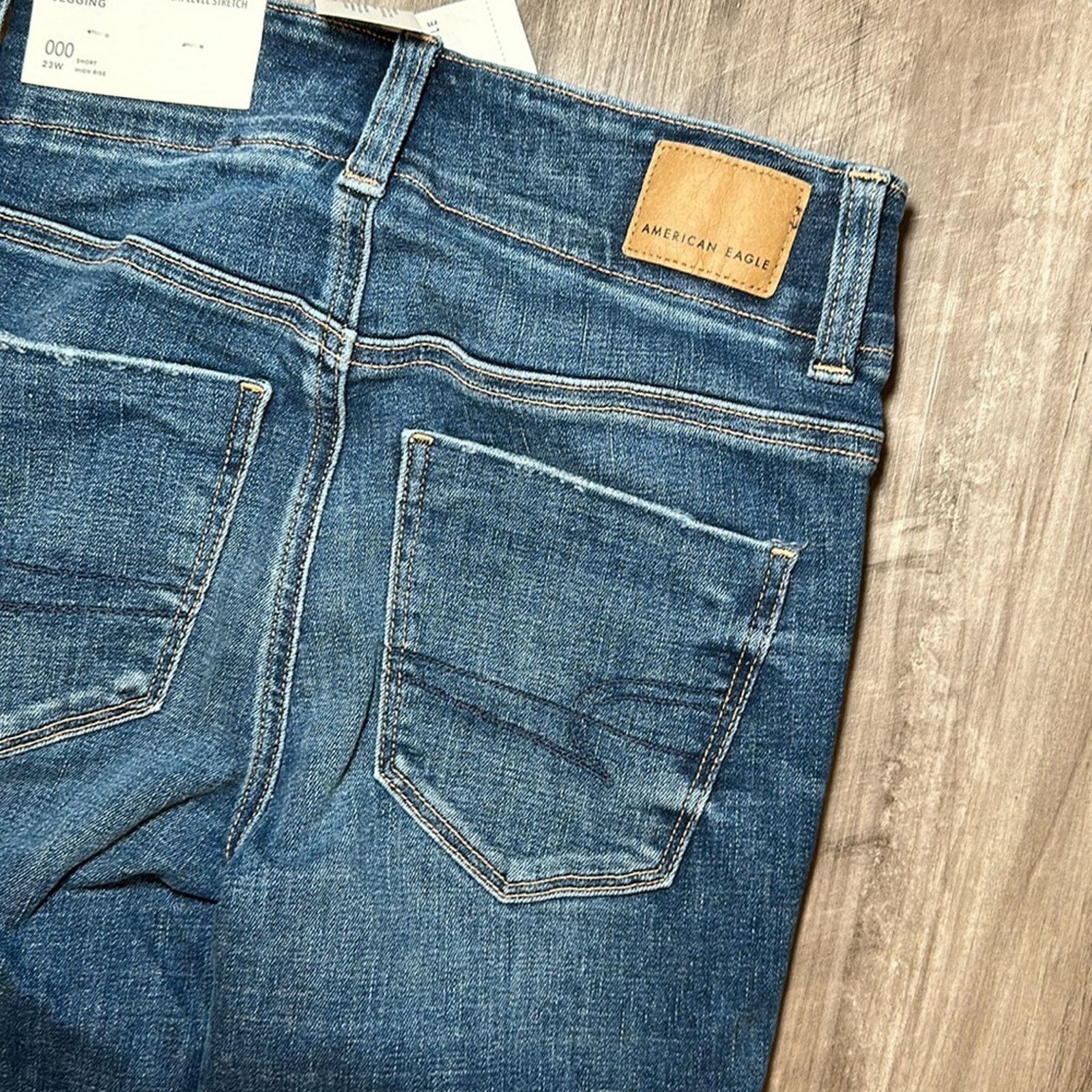 American Eagle Outfitters American Eagle Next Level Cargo Hi-Rise Jegging - 000S Size 24" / US 00 / IT 34 - 3 Thumbnail