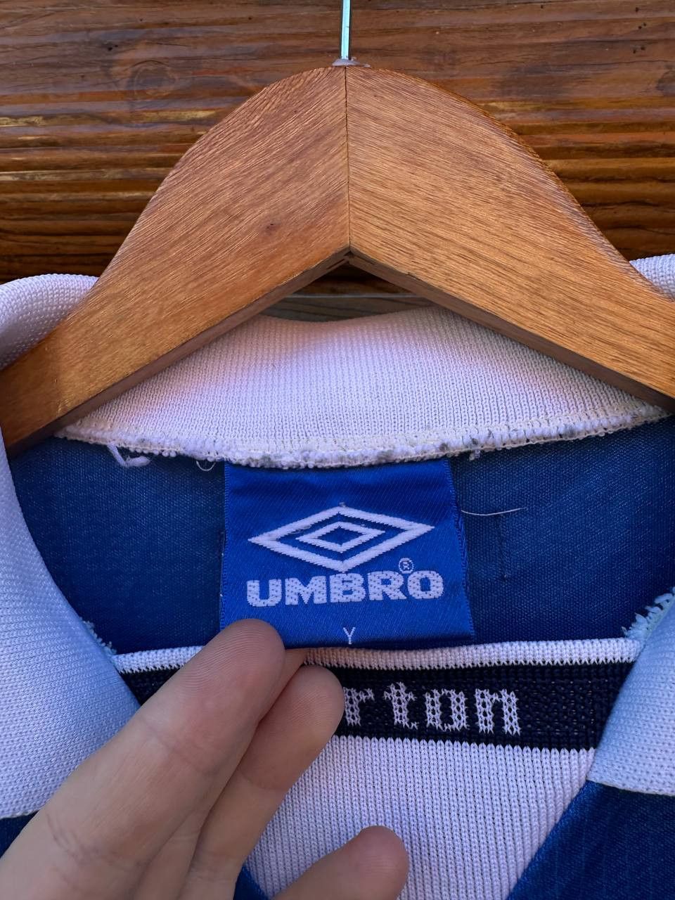 Vintage EVERTON 1997 1999 SHIRT FOOTBALL SOCCER JERSEY UMBRO KIDS Size US S / EU 44-46 / 1 - 4 Thumbnail