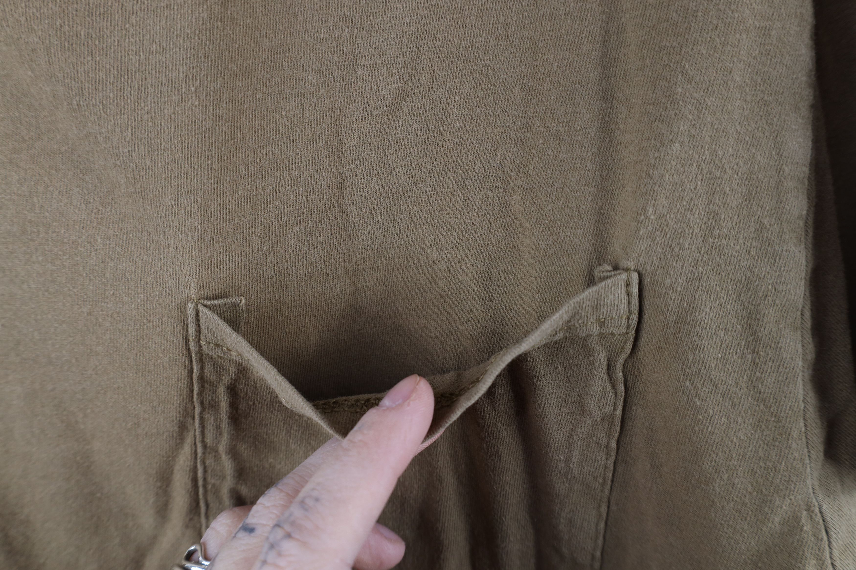 Vintage Vintage Y2K Streetwear Blank Cotton T-Shirt Beige Brown Size US M / EU 48-50 / 2 - 4 Thumbnail
