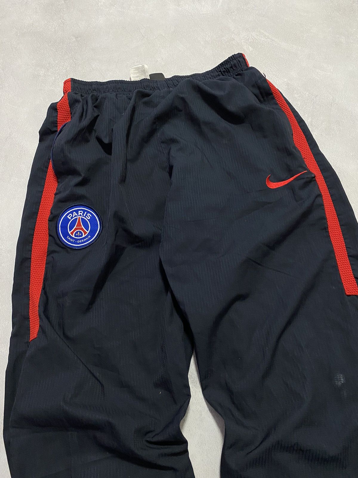 Nike × Vintage 🥷🏻 Vintage Nike PSG Track Pants Nylon DRILL Size US 38 / EU 54 - 2 Thumbnail