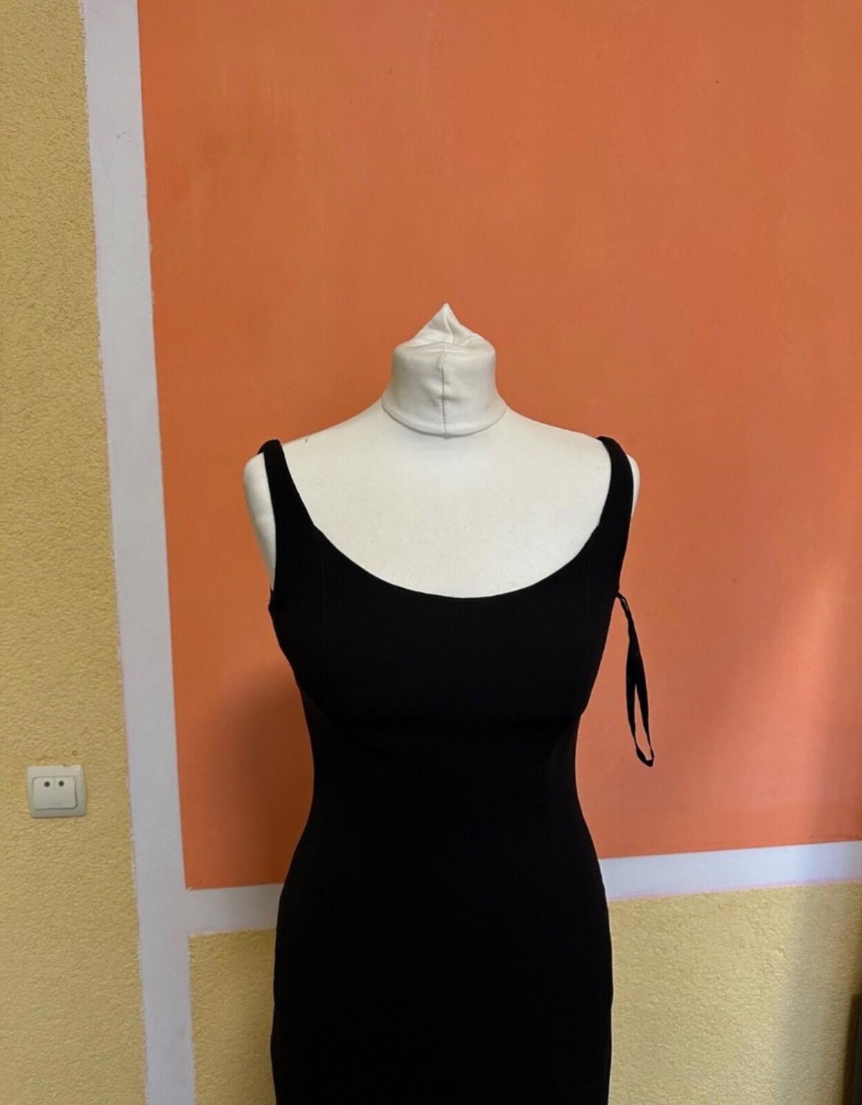 Thierry Mugler ARCHIVE THIERRY MUGLER 2000 Black Maxi Dress Size 42 Size M / US 6-8 / IT 42-44 - 2 Thumbnail