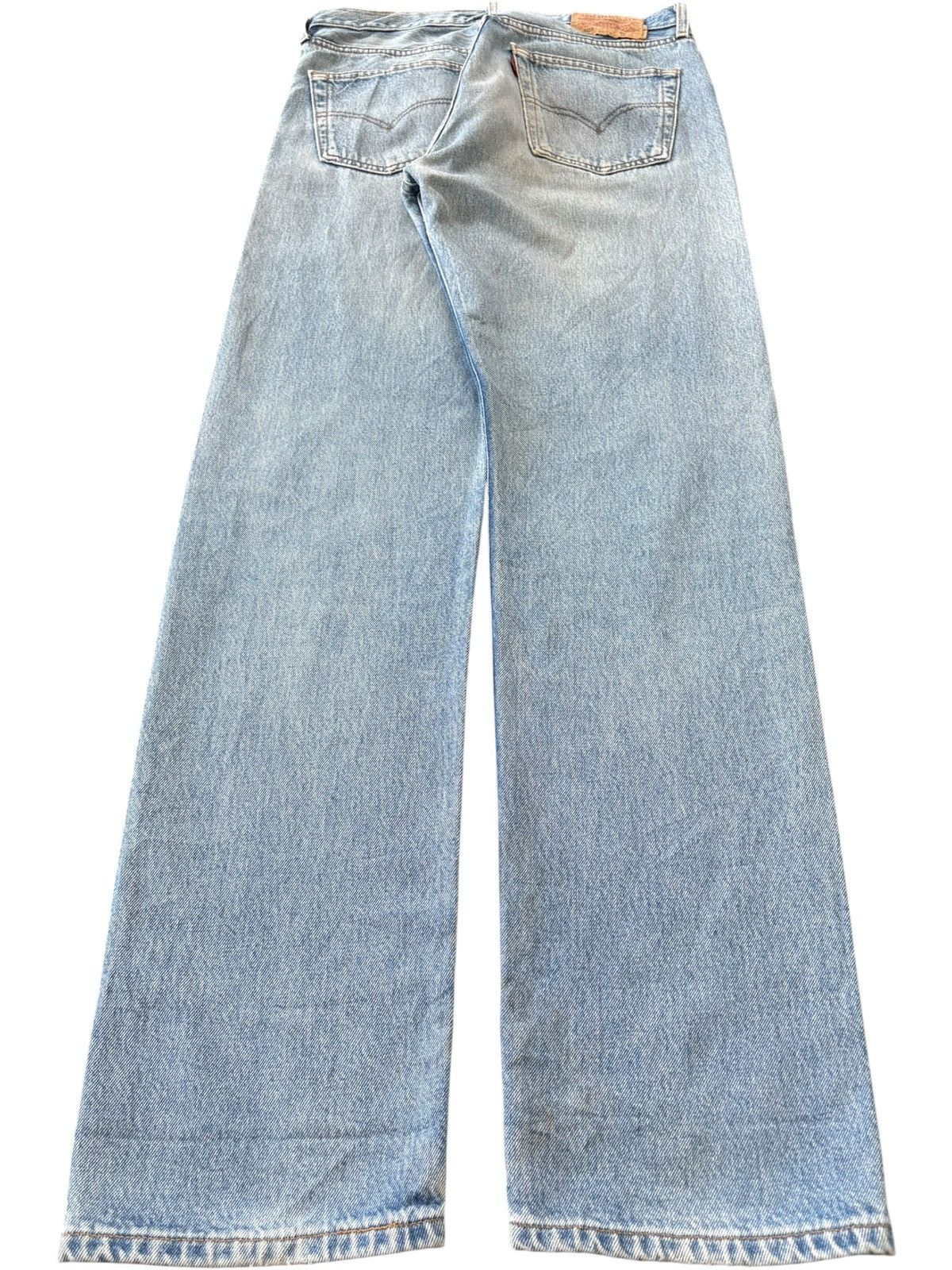 Levi's Vintage 90s Levis 501 Faded Wash Distressed Loose Jeans Size US 31 - 2 Thumbnail