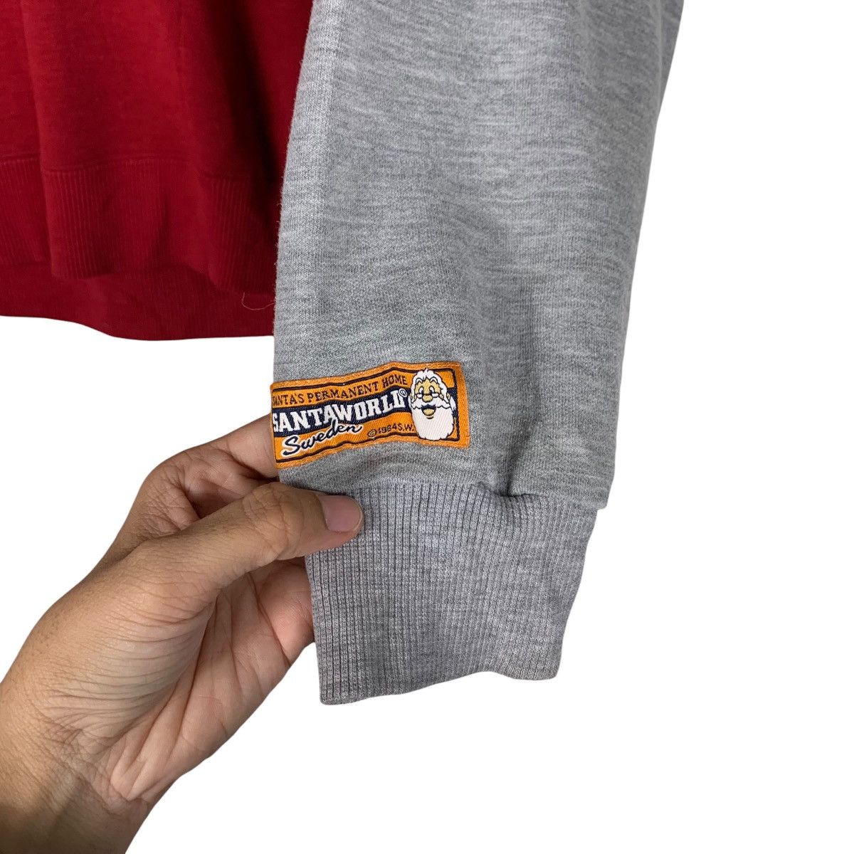 Japanese Brand SANTAWORLD Graphics Printed Hoodies Sweatshirt #1483-C67 Size US L / EU 52-54 / 3 - 12 Thumbnail