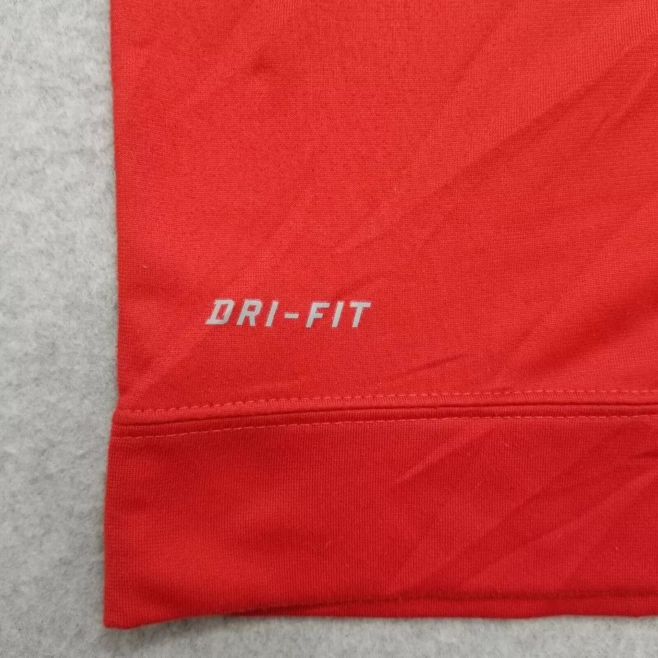 Nike Nike Sweatshirt Mens XL Red Long Sleeve Zip Dri Fit Pullover Size US XL / EU 56 / 4 - 12 Thumbnail