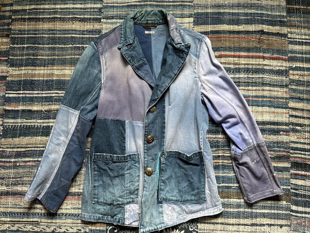 Kapital Kapital Kountry Patchwork Denim Jacket Coverall Size US M / EU 48-50 / 2 - 1 Thumbnail