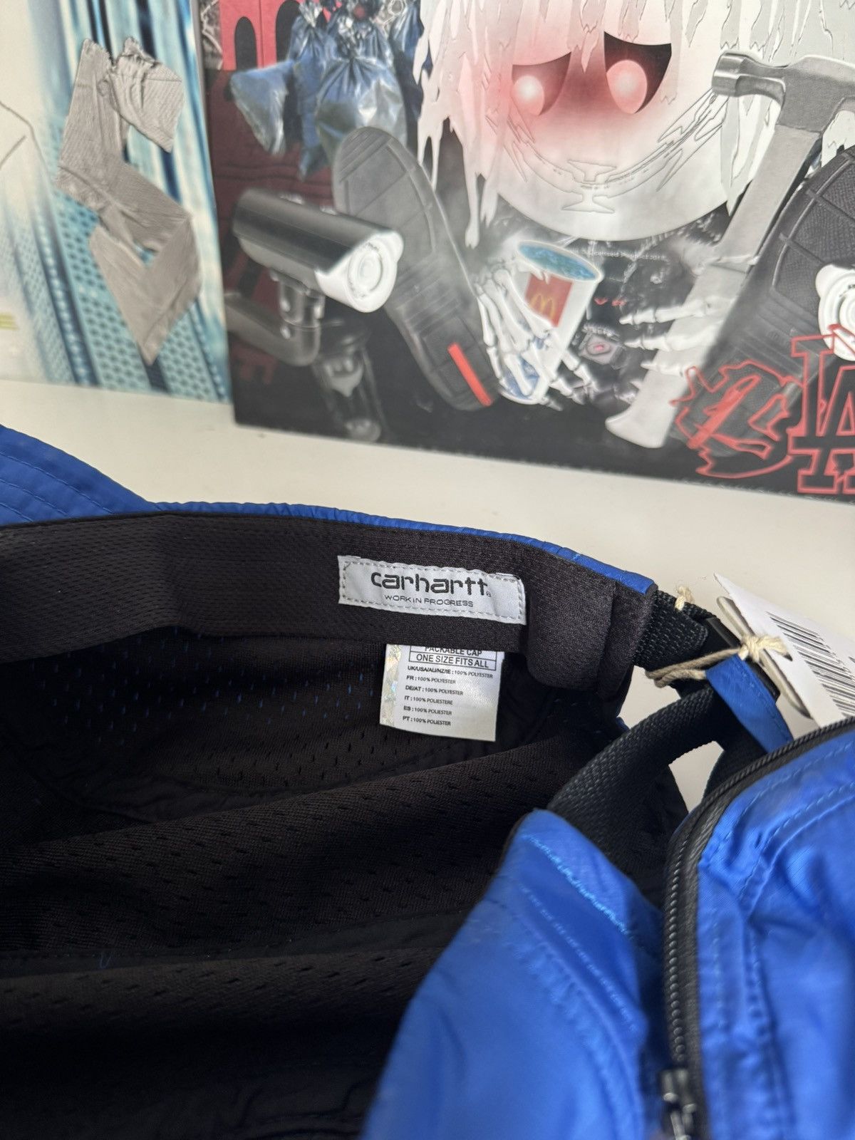 Carhartt × Carhartt Wip × Goretex BNWT Carhartt packable cap Gore-tex with removable pocket Size ONE SIZE - 6 Thumbnail