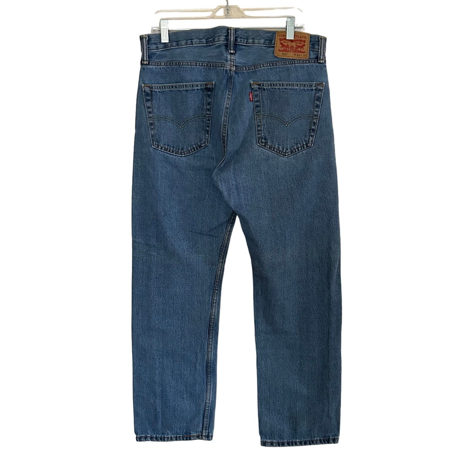 Levi's Levi's 505 Regular Fit Denim Jeans Men's Size 34x30 Y2K Rare Size US 34 / EU 50 - 4 Thumbnail
