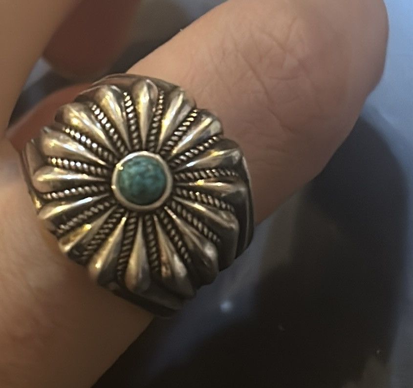 Gucci Gucci Interlocking G Sterling Silver Resin Flower Ring Size ONE SIZE - 8 Thumbnail