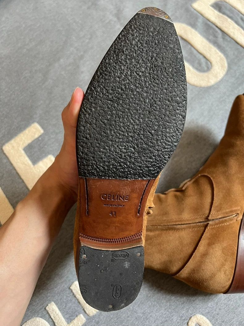 Celine Celine 19ss Fur Western Boots Size US 8 / EU 41 - 5 Thumbnail