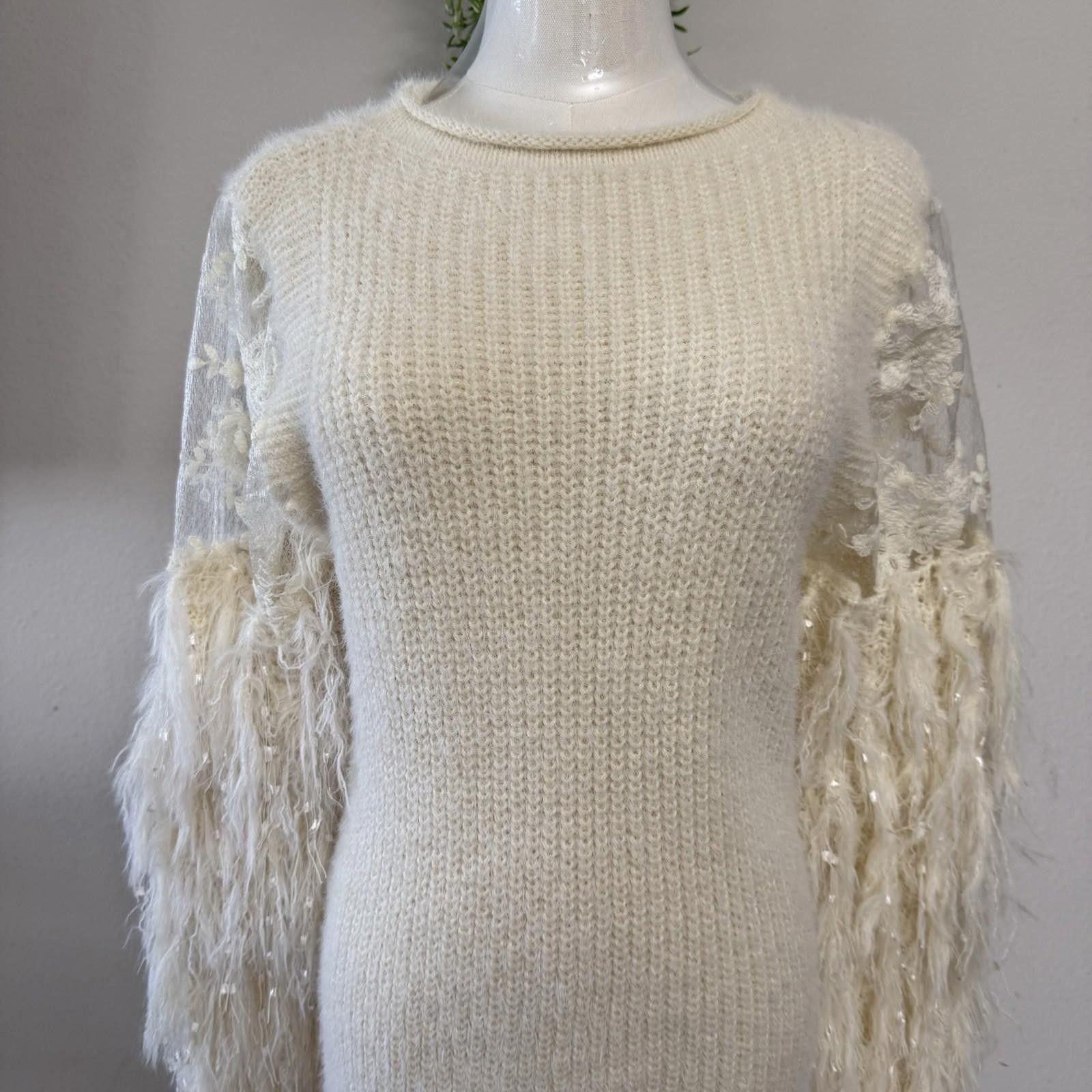Designer Giffniseti Fairy Lace Sleeve Dress One Size Size ONE SIZE - 2 Thumbnail