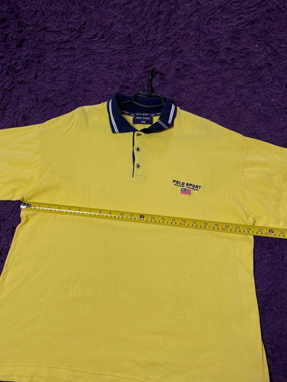 Polo Ralph Lauren Vintage yellow T-Shirts Polo sport Ralph Lauren Y2K Size US M / EU 48-50 / 2 - 11 Thumbnail