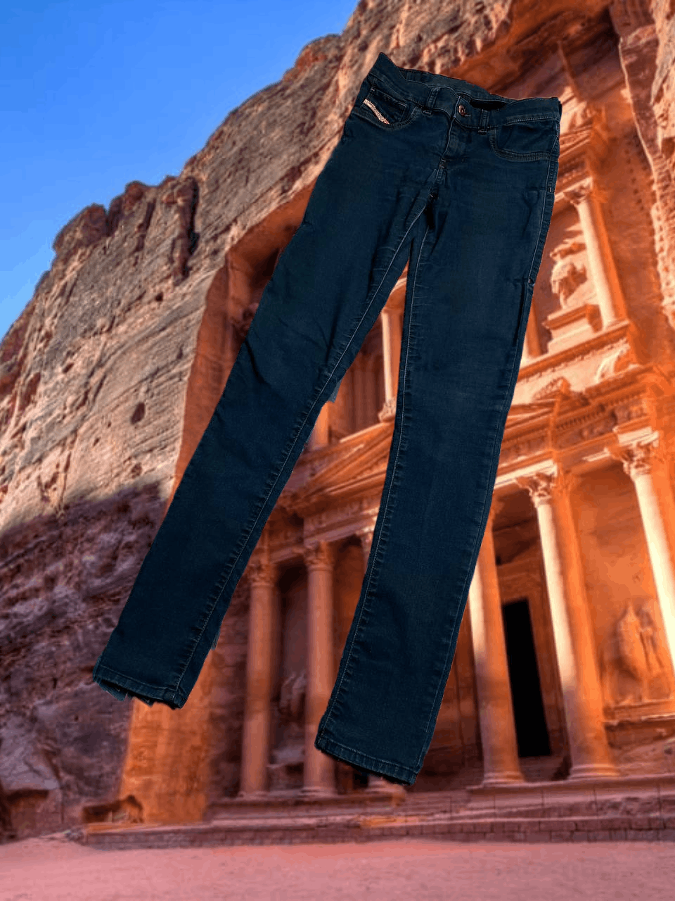 Diesel DIESEL blue jeans vintage Y2K SUPER SLIM-JEGGINS Size 26" / US 2 / IT 38 - 1 Thumbnail