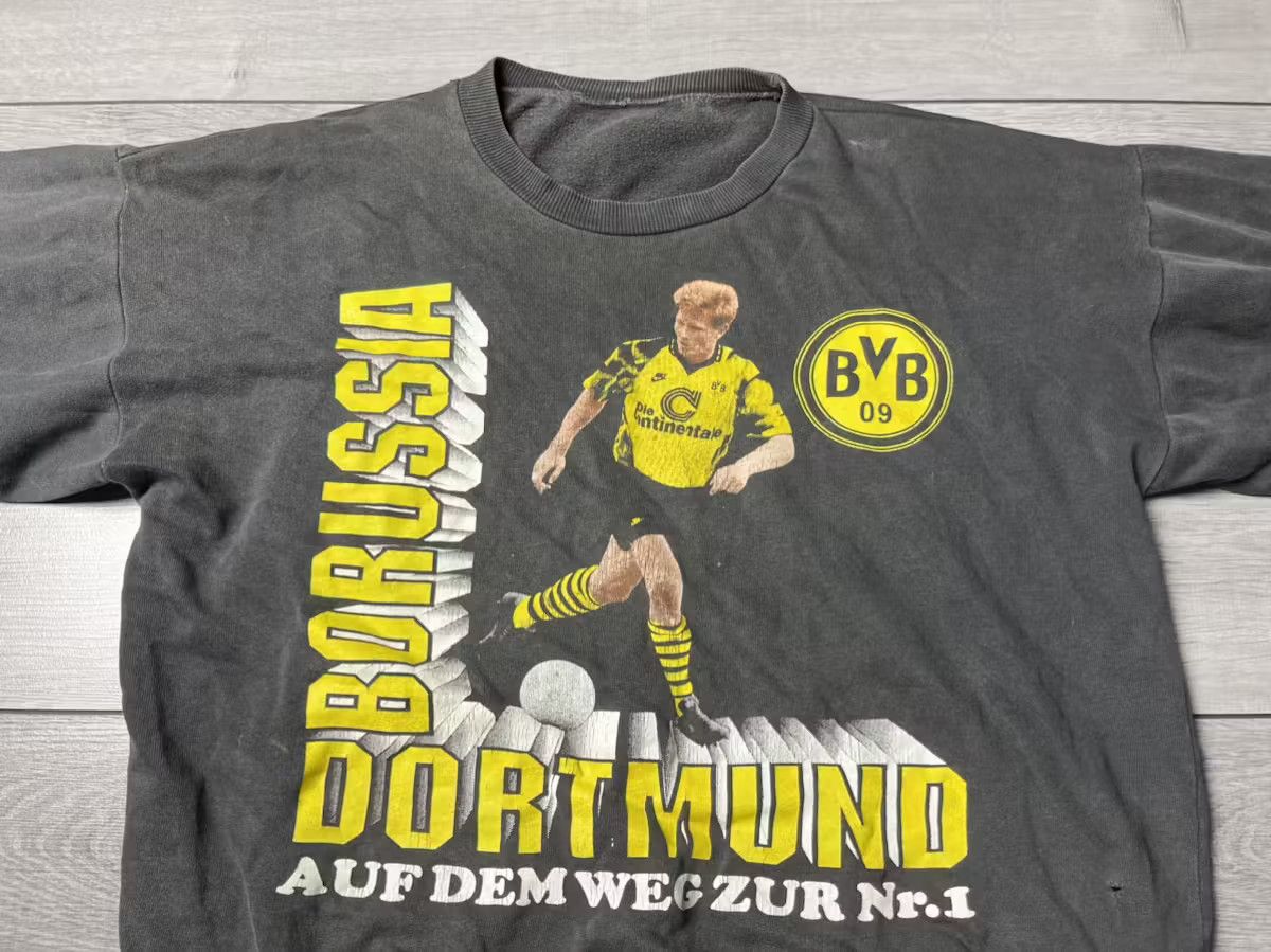 Vintage Borussia Dortmund sweatshirt vintage tour 94/95 size Small Size US S / EU 44-46 / 1 - 3 Thumbnail