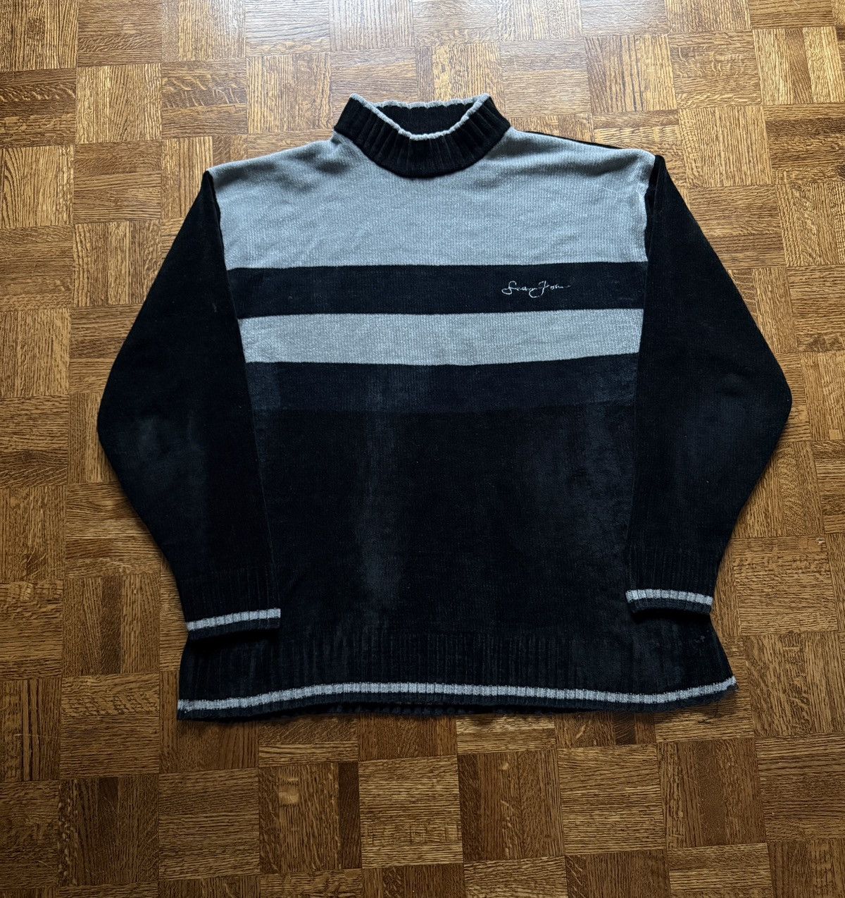 Sean John Vintage Y2K Sean John Mockneck Pullover Sweater Size US XXL / EU 58 / 5 - 1 Thumbnail