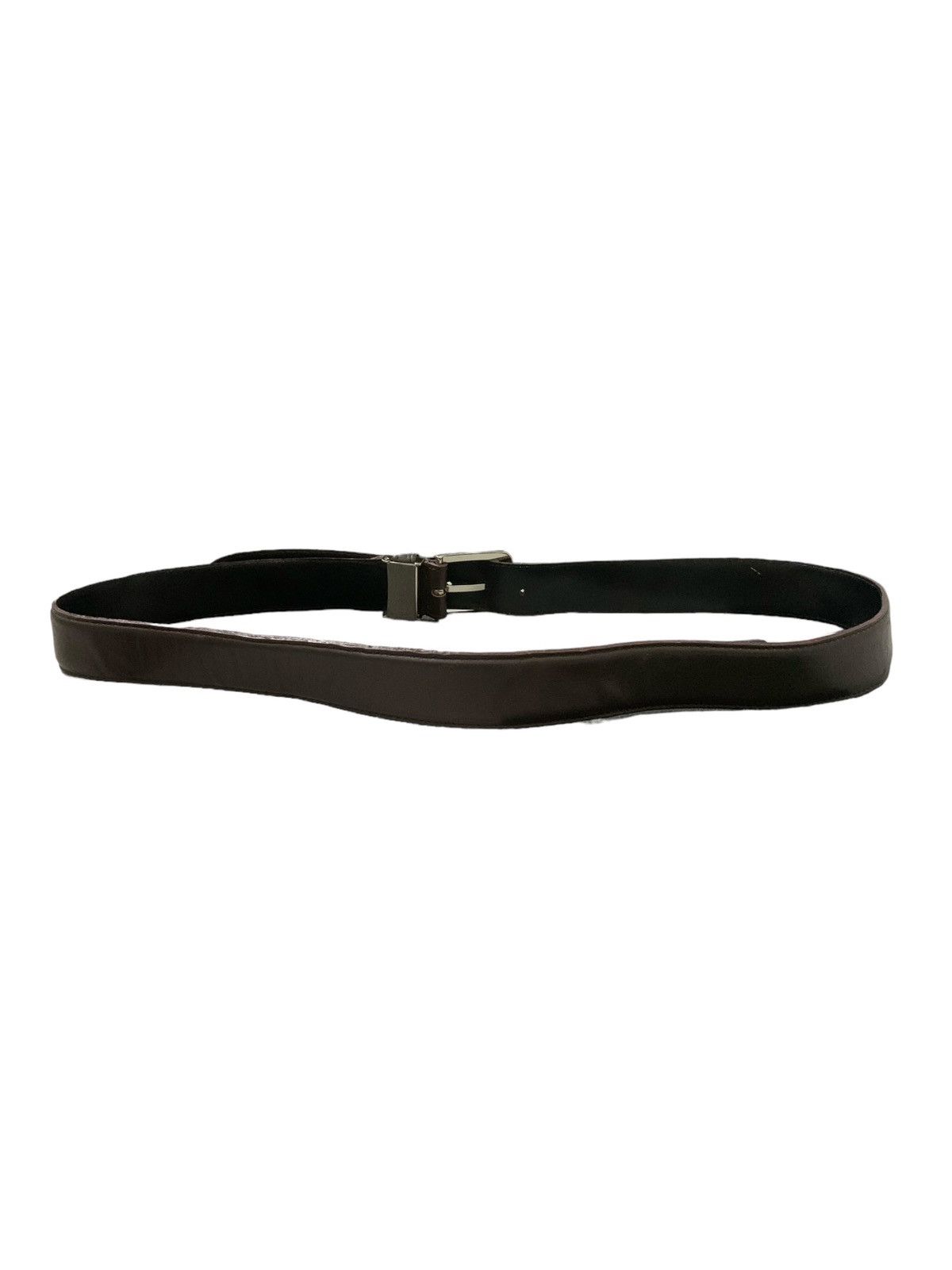Kenzo Kenzo Dark Brown Leather Belt Size ONE SIZE - 6 Thumbnail