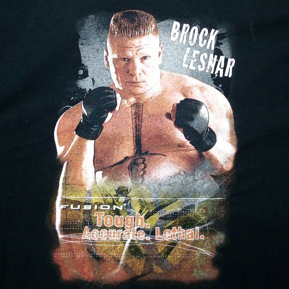 Gildan × UFC Fusion Brock Lesnar UFC Tough Accurate Lethal T-Shirt Size US XXL / EU 58 / 5 - 1 Thumbnail