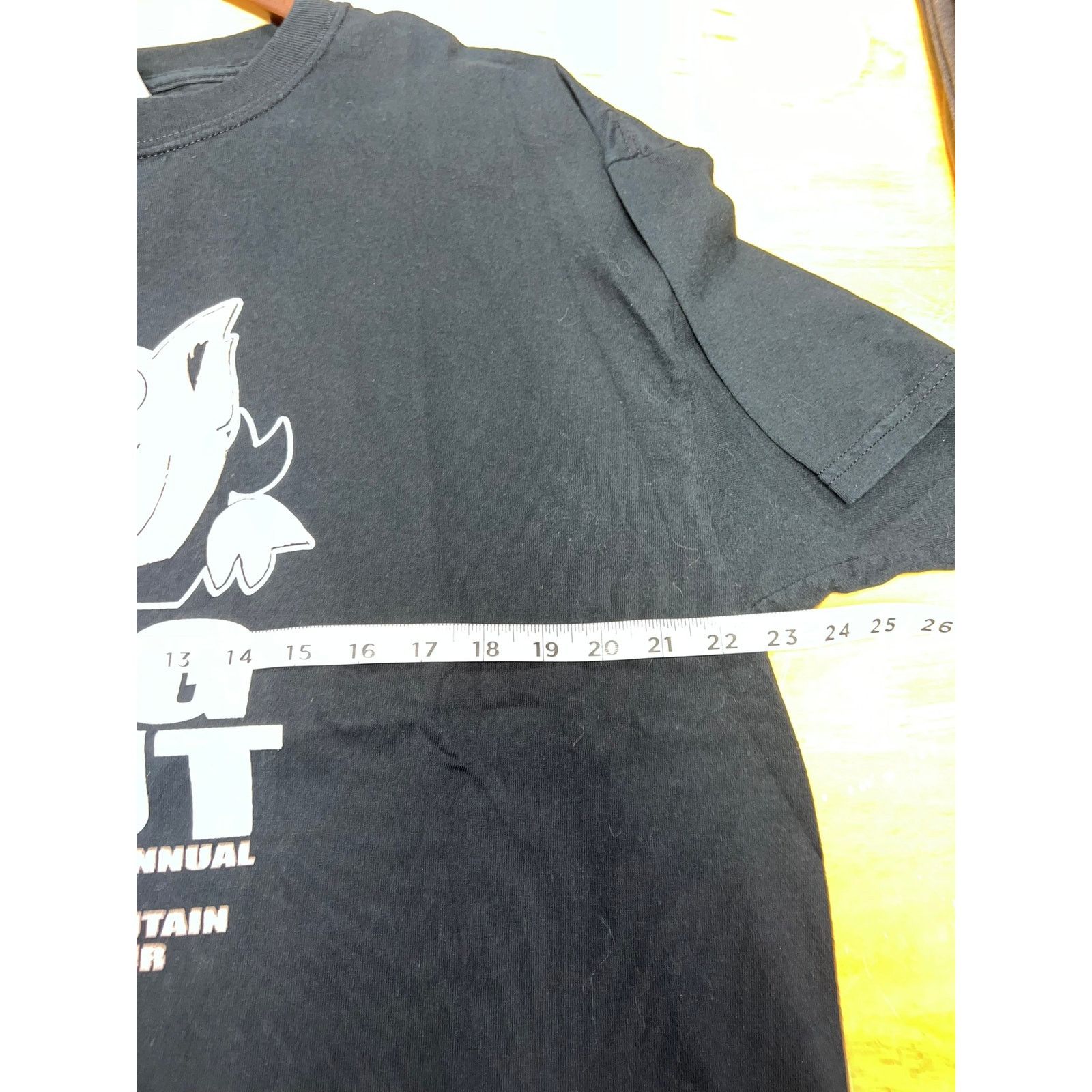Gildan Vintage Pig Out Shirt Party Green Mountain Black Tee X-Large Size US XL / EU 56 / 4 - 7 Thumbnail