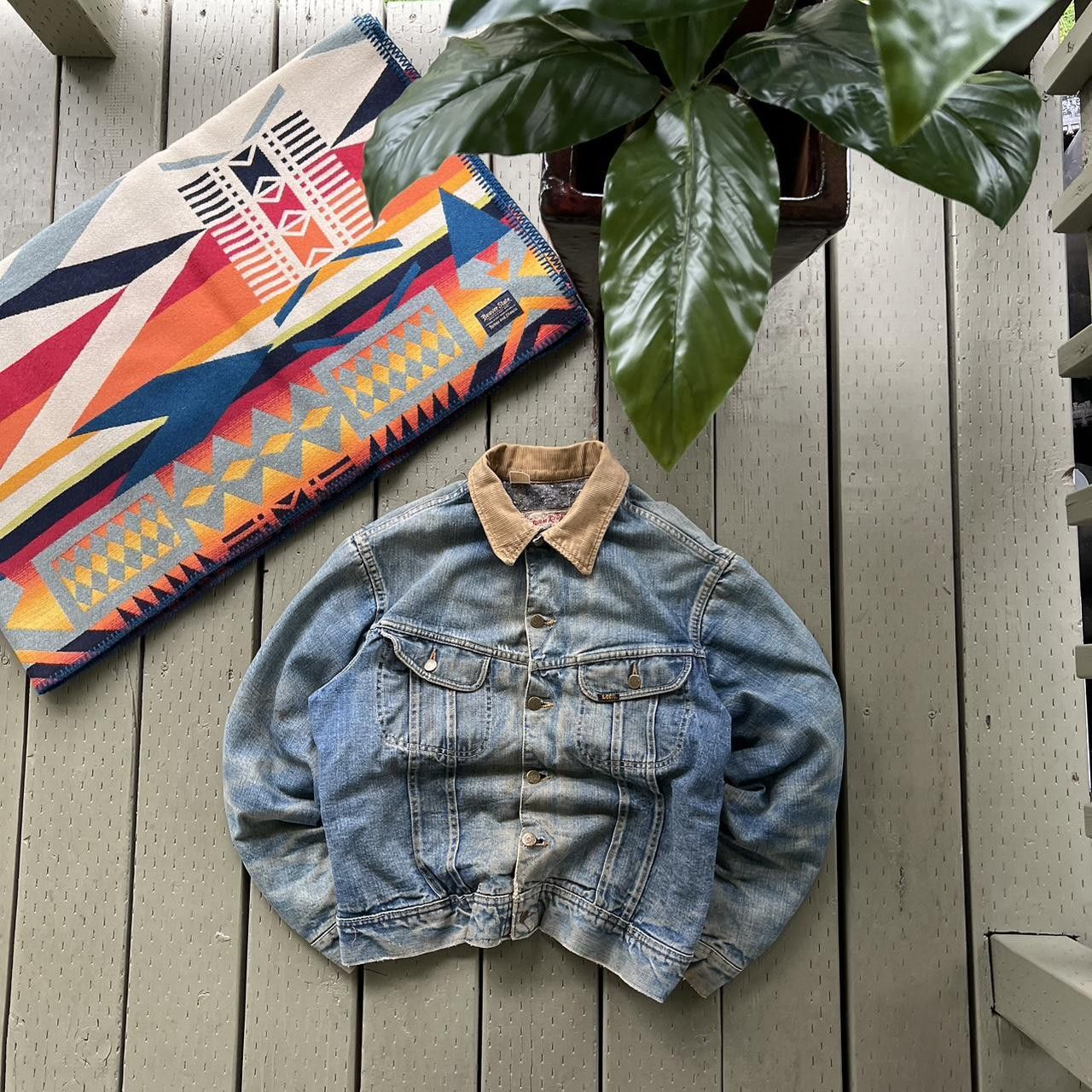 Lee × Vintage VTG 70’s Lee Storm Rider Blanket Lined Trucker Jean Jacket Size US M / EU 48-50 / 2 - 4 Thumbnail