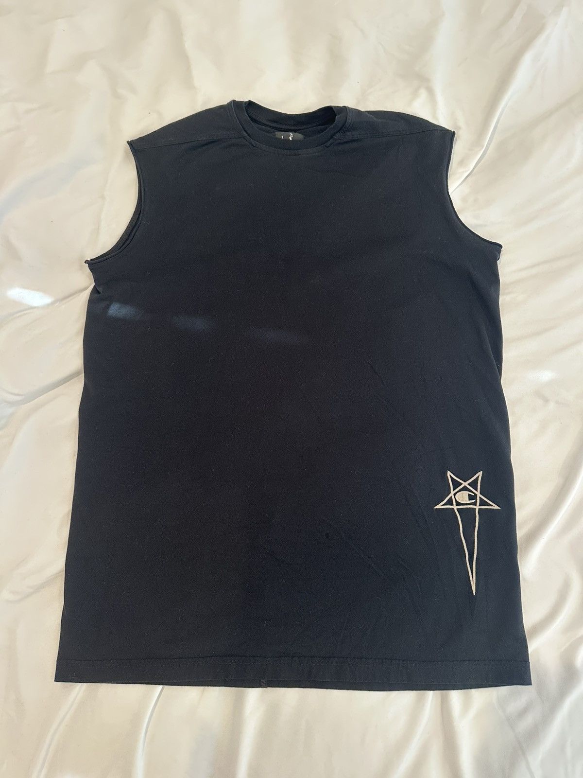 Champion × Rick Owens Rick Owens x Champion Cotton Tank Top Black Size US XS / EU 42 / 0 - 1 Thumbnail