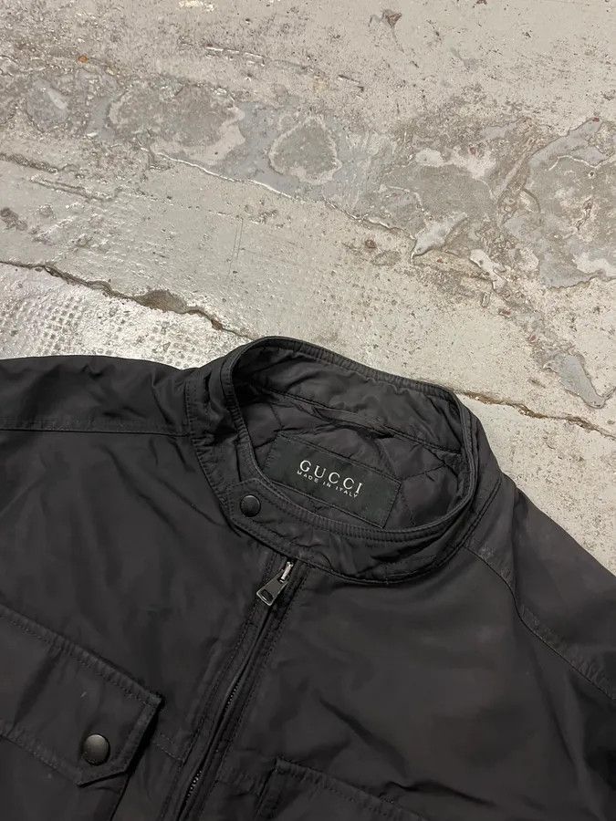 Gucci 2000s Gucci Double Pocket Black Jacket Size US M / EU 48-50 / 2 - 5 Thumbnail