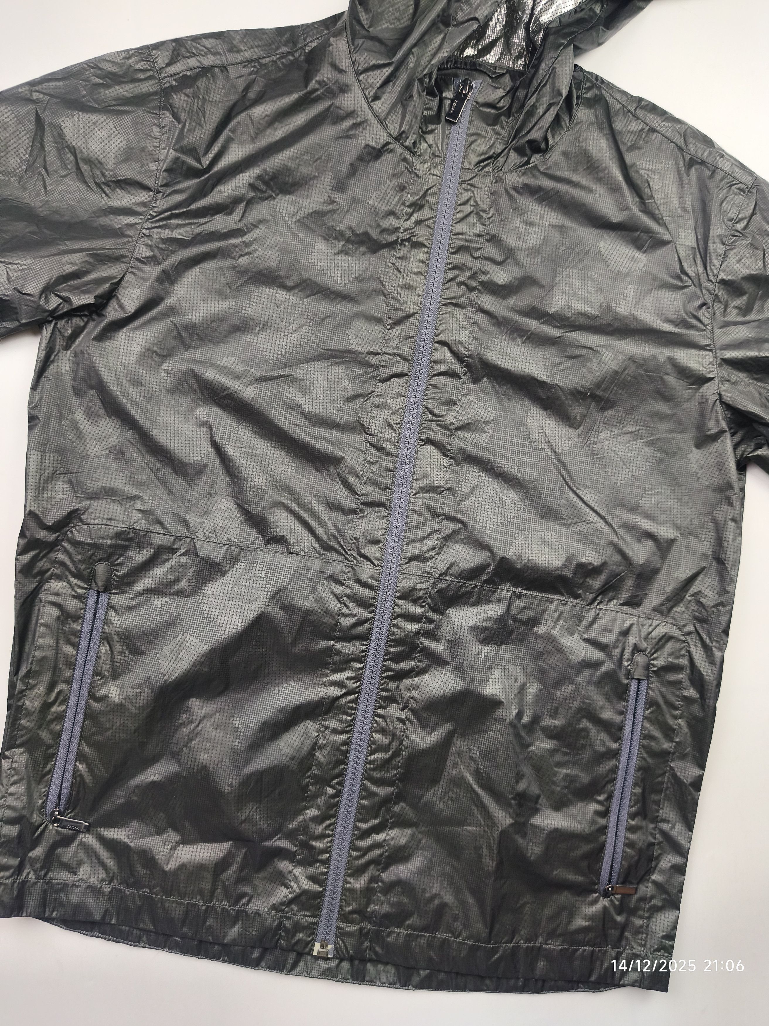 Z Zegna Z Zegna Windbreaker Laminated Fabric Jacket Size US M / EU 48-50 / 2 - 15 Thumbnail