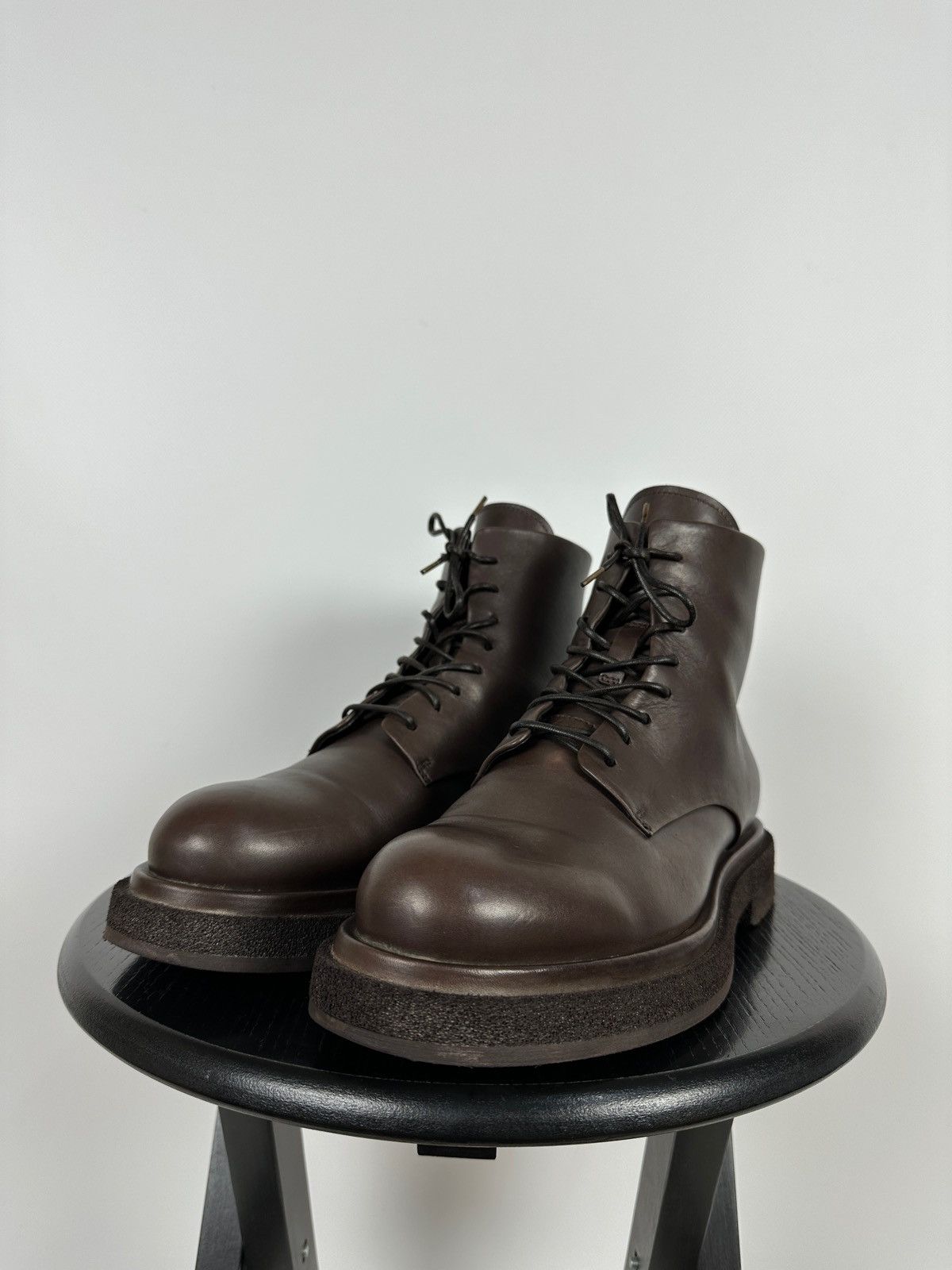 Officine Creative Officine Creative Lace Up Brown Leather Boots Size US 10 / IT 40 - 11 Thumbnail